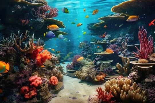 Vibrant underwater world