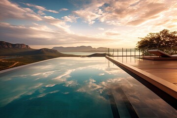 Relaxing in a Private Infinity Pool