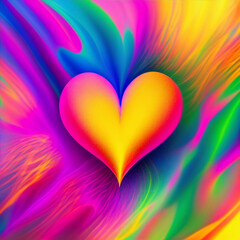 corazones de colores
