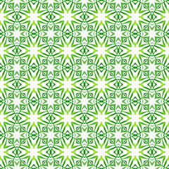 Fototapeta premium Trendy organic green border. Green fantastic boho