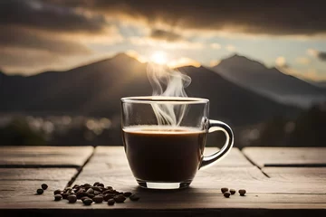 Foto op Plexiglas cup of coffee © mayo