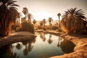 Obraz premium Desert oasis
