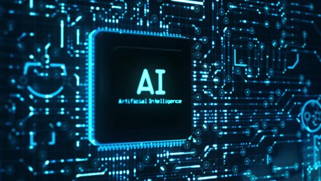 Artificial intelligence chip processing data