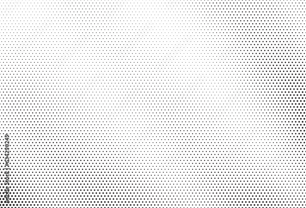 Poster halftone vector background. monochrome halftone pattern. abstract geometric dots background. pop art