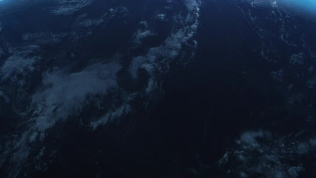 Outer space view of Earth