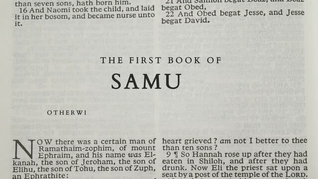 The First Book Of Samuel