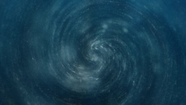 Highly detailed spiral of particles 4K