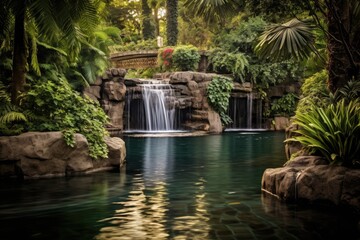 Naklejka premium Waterfall Haven