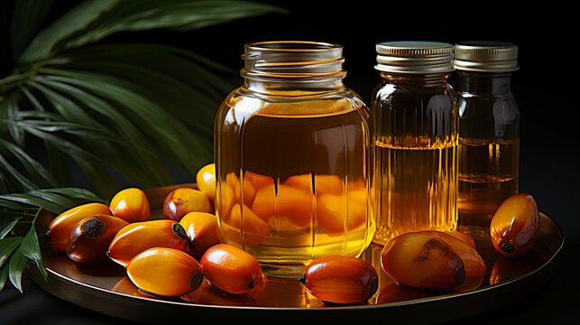 Oil palm kernel dura, tree nectar for the food and cosmetic industries. Vegetable fat or palmitic acid. vegetable oil of tropical origin.