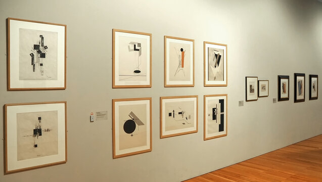 Art collection of the museum Museu Colecao Berardo in Lisbon