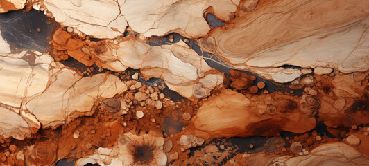 abstract texture with natural materials, beige and brown colors.