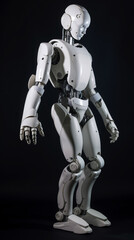 Fototapeta na wymiar ai generated illustration full length of futuristic modern robot