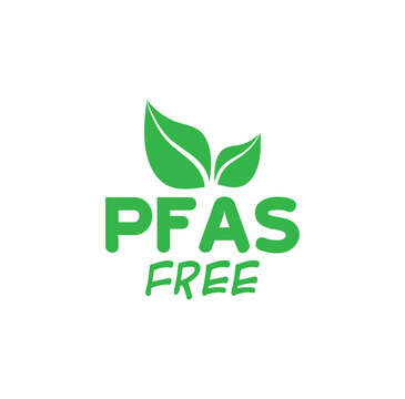 pfas free sign on white background