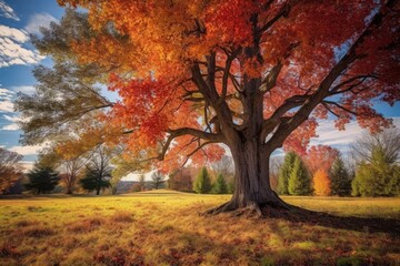 Fototapeta na wymiar Autumn Trees