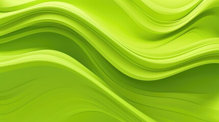 Fototapeta premium Waves in Lime Colors