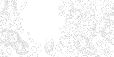 Abstract pattern with lines. Abstract sea map geographic contour map and topographic contours map background. Abstract white pattern topography vector background. Topographic line map background.