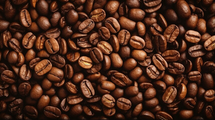 Fototapeta premium Coffee Beans Abstract Background