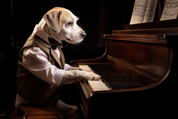 Piano Dog