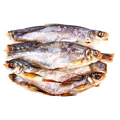 Sinets (sopa) dried uncut on a white background