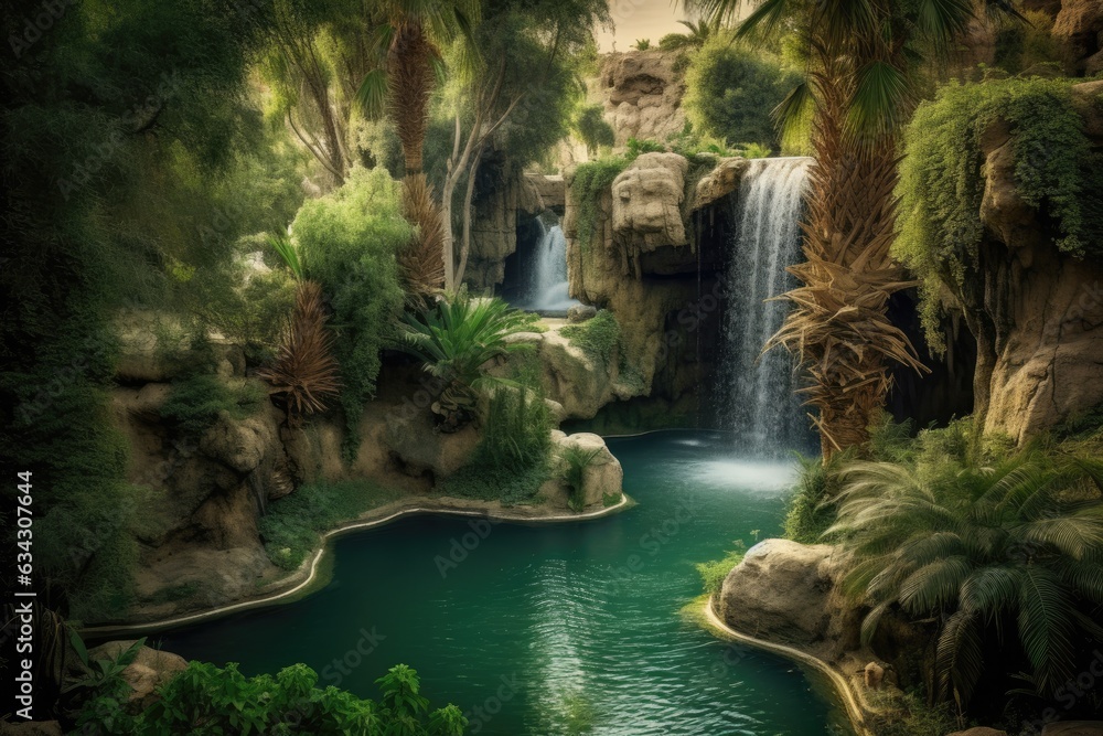 Wall mural Canyon Oasis