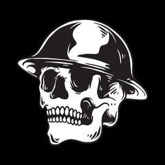 skull hard hat