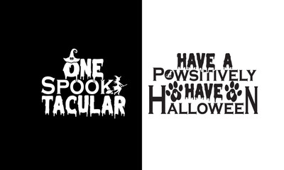 Have A Pawsitively Halloween-dog paw Halloween. mug design.