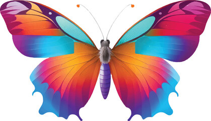 Realistic butterfly vector image illustrator design art with high resolution