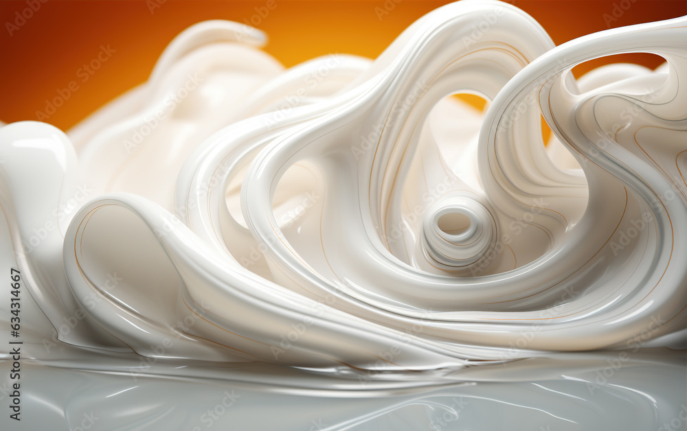 Poster abstract fluid background,created with generative ai tecnology.