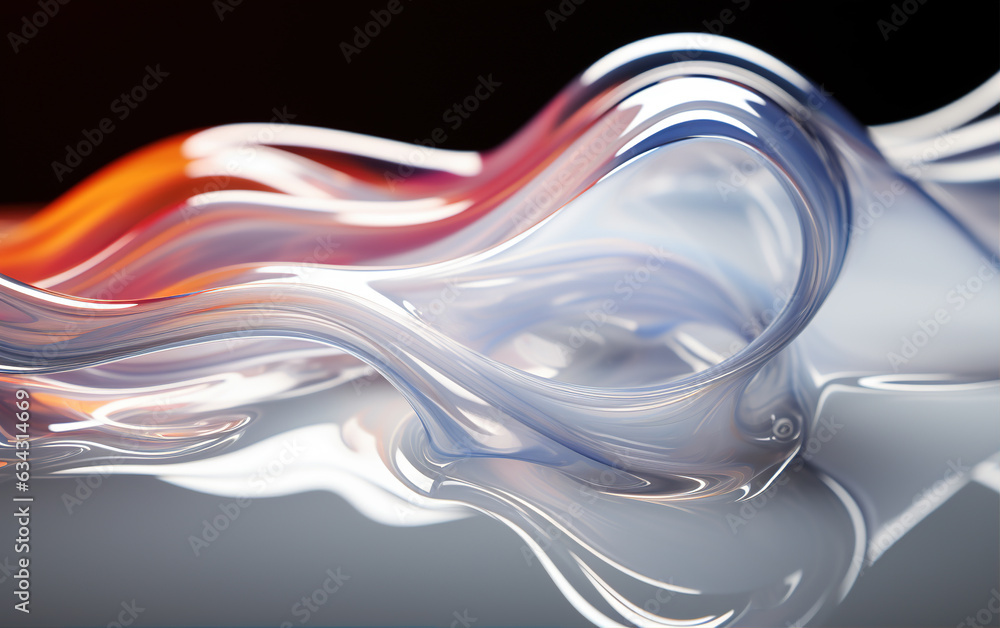 Poster abstract fluid background,created with generative ai tecnology.