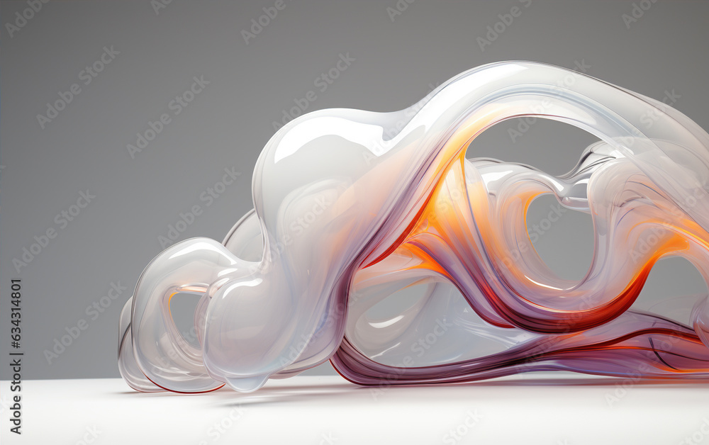 Poster abstract fluid background,created with generative ai tecnology.