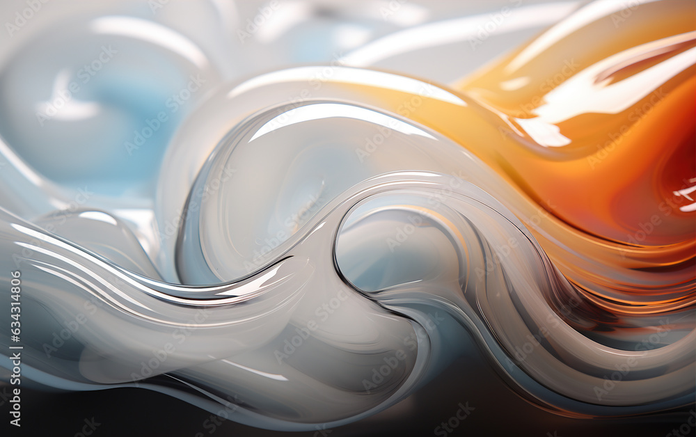 Poster abstract fluid background,created with generative ai tecnology.
