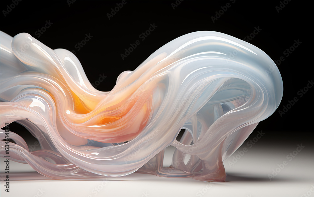 Poster abstract fluid background,created with generative ai tecnology.