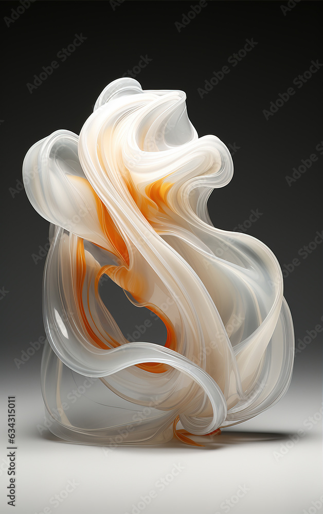Poster abstract fluid background,created with generative ai tecnology.