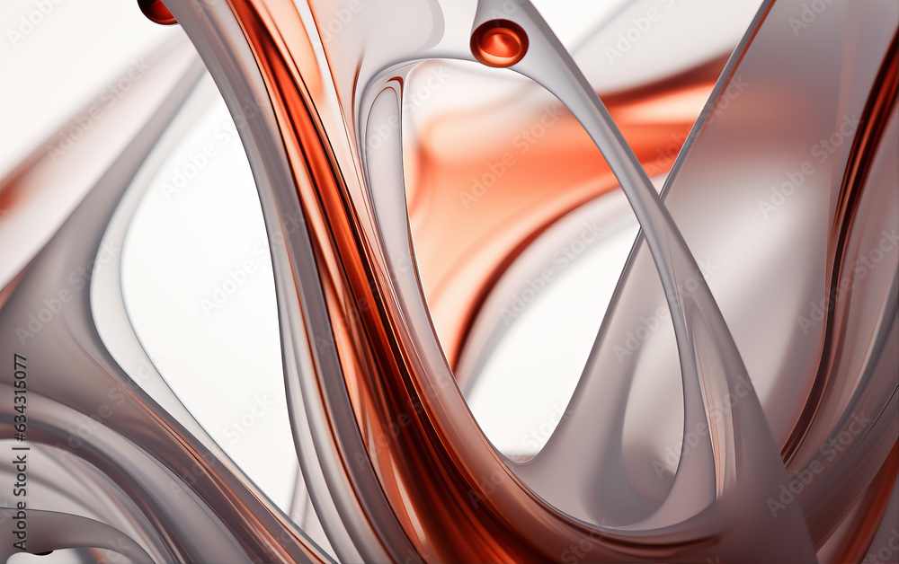 Poster abstract fluid background,created with generative ai tecnology.