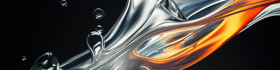 Abstract fluid background,created with generative ai tecnology.