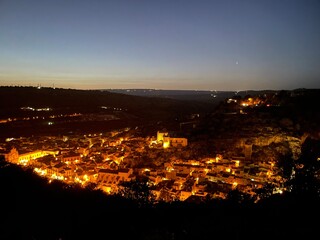night view of the city