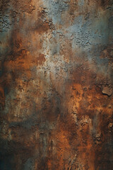 Dirt and rusty metal gate, wall texture background