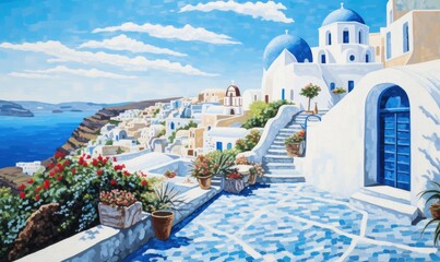 Strolling through the narrow streets of the Greek city on the coast, you can feel the timeless charm.