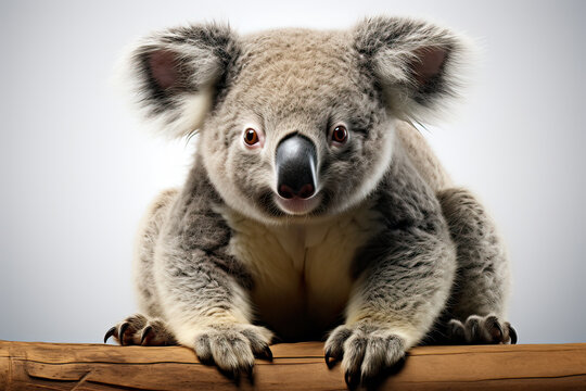 coala  isolated on white background Generative AI