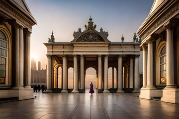 Obraz premium view of the royal palace country