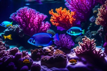 fish in the coral