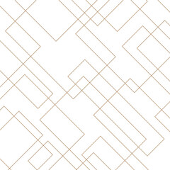 Geometric diagonal square  outlines vector pattern