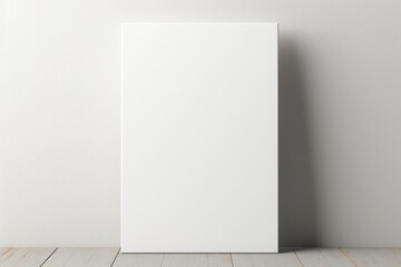 Vertical blank poster, no text, no images, mockup. Generative AI. - obrazy, fototapety, plakaty