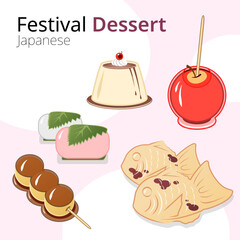 Japna festival desserts