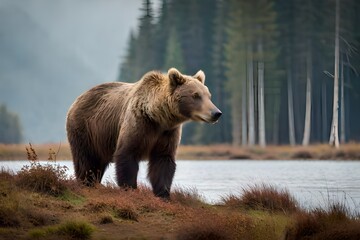 brown bear in the woods