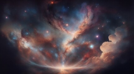 Naklejka premium Cosmic Collage