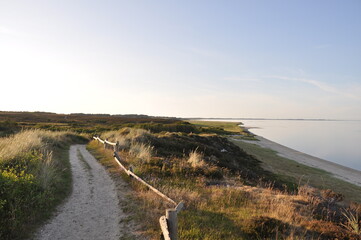Ścieżka po wydmach wzdłuż wybrzeża