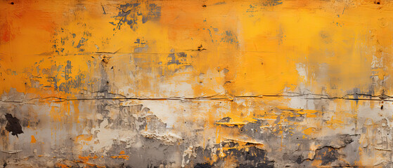 Fondo de tablon de madera desconchado y envejecido de tonos naranjas y beiges .ilustracion de ia generativa
