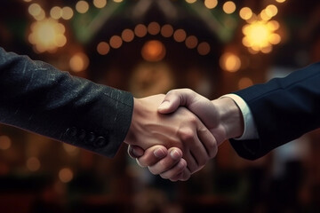 business people shaking hands