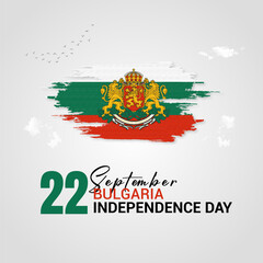 Bulgaria Independence day Design